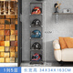 Thornton Helmet Rack Removable Display Rack Cycling Equipment Storage Rack Iron Helmet Storage Rack Black 1 Column 5 Layers/With Pulleys 30*30*30