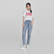 Lee mall same style 24 spring and summer new product 413 standard high waist small straight leg light blue women's jeans trendy A05897 light blue 25
