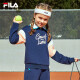 FILA children's clothing long-sleeved 2024 spring medium and large children's casual sports pullover sweatshirt