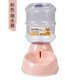 Pipitao pet automatic feeder Pipitao wheat straw large-capacity water feeding utensils feeding dog basin water feeder pink