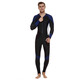 Miaopule Shark Bart Men's Thin Material One-piece Swimsuit Jellyfish Suit Wet Suit Men's Snorkeling Equipment Surf Suit 1330 Blue with Black and White L One Size