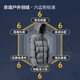 Jingjing Tokyo outdoor down jacket hooded three-proof bread short down jacket men's jacket Zongye Green L