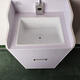 Contact-free sensor wash basin, water-storage special wash basin, movable wash basin without water pipe, wall-mounted plug-in model without bucket, with white basin