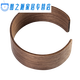 Runhuanian tea set accessories glass fair cup anti-scalding cover heat insulation ring wooden cup set handheld tea leak tea cup anti-scalding ring Coffee-colored wooden cover 6624 models