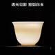 Made in Tokyo, tea sets, tea cups, Kung Fu tea sets, mutton fat jade cups, tea cups, simple office reception cups, 6 pieces