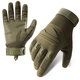 Hella's full-finger outdoor military fan tactical gloves for men are super fiber protective rock climbing cycling sports non-slip fitness training gloves Z187 sand color M