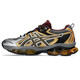 亚瑟士（asics）GEL-QUANTUM KINETIC 复古减震耐磨男士运动休闲鞋跑步鞋 碳灰/金1203A270-021 40.5 标准40.5/US7.5