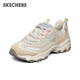斯凯奇（Skechers）奶茶熊女鞋夏季厚底老爹鞋软底透气百搭熊猫鞋休闲运动鞋149238