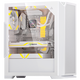 Golden Field FM01 Snow Mounted Iron Mesh Hole High Flow Cooling Wide Body Desktop-Computer-Hauptgehäuse unterstützt großes ATX-Motherboard/8 Lüfterpositionen/240 Kühlkörper