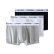 Calvin Klein CK Men's Boxer Panties 3 Pack U2664G Chinese Valentine's Day Gift 998 Black, White and Gray 3 XL