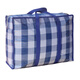 GUOTAIJIAHE moving bag handbag moving packing bag woven bag luggage bag waterproof quilt large bag student dormitory bag red plaid extra large 80X60X20