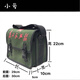 YWZR customized large double-layer extra thick canvas tool bag to serve the people Electrician's bag Shoulder hardware tool bag Army green A style large with words
