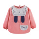 Ropa de comida para bebés ketaoqi del delantero infantil delantero para niños aderezos inversos y niñas impermeables y de protección sucia bolsas de arroz Big oreja grande lindo conejo azul 90 [tamaño de 15] Recomendado 1-2 años