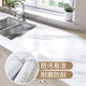 ZHIO kitchen stickers waterproof and oil-proof thickened marble cabinet renovation self-adhesive wallpaper stove high temperature resistant countertop refreshing stone white 60 cm wide * 5 meters long