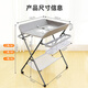 Beiyixiong Beeio Diaper Table Baby Care Table Multi-function Operating Table Newborn Touching Table Baby Bath Dish Change Table Light Gray [Three-speed Adjustment + Universal Wheel + Storage Bag]