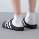 阿迪达斯 （adidas）三叶草拖鞋男鞋2025夏季新款贝壳头运动拖鞋休闲沙滩凉拖包头凉拖 JH9848黑色 39