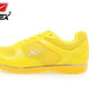 Xin Yi 108 5-meter three-way shoes folding back running shoes men's and women's training shoes competition running shoes light track and field shoes yellow 42