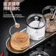 CCKO seasoning jar seasoning box combination home kitchen seasoning box multi-functional seasoning bottle salt shaker sealed moisture-proof seasoning jar blind seasoning jar (without handle) * 1