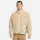 Nike (NIKE) jacket men's clothing 2025 Spring CNY Dragon Year limited new three-hook imitation lamb standing collar sports casual clothing FZ6194-126 milk tea color M