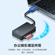 川宇USB2.0多功能合一读卡器 适用佳能索尼尼康SD/CF/MS储存卡监控行车记录仪TF内存卡 黑色 多合一USB2.0