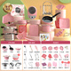 Living stone (LIVING STONES) Children's mini kitchen real cooking full set of kitchen toys can cook for 7-14-year-old food grade children 44 pieces of powder (two soup pots + steamer + rice cooker) Girls' birthday gifts 8-12 years old can be fried