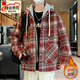Zuojing (Zuojing) Boys avec automne et hiver plus coton épaissie de petits parfums manteau de style hong kong