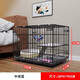 Jiamen JIAMEN (JIAMEN) Cat Cage Double Cat Cage Cat Villa Bold Cat Cage Large Household Pet Cat Nest Cattery Cat House Medium Double Layer 59*42*51 with Skylight Foldable Luxury Package Luxury Style + Cat Litter Box + Cat Bite Rope