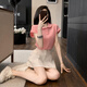 Xiao Yu (Xiaoyu) Frühlings- und Sommer 2025 Frauen zweiteiliger kurzer Kleid kleiner Mann, der A-förmige modische Temperament-Kleidung Bildfarbe trägt