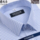 Bürgermeister Yager Shirt Herren kurzärmelig 2025 Neues Sommer High-End Business Casual Formal Kleid Dad Plaid Shirt DX6636 41