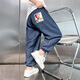 
McTicco boys' Tiansi Jeans Soft Summer Thin 2025 New Children's Mosquito Repellent Pants Big Children's Trendy Summer Trousers 13113 Dark Blue + 13116 Medium Blue 160