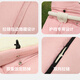 Qiaoyi can expose your feet, stroller warm sleeping bag for winter outing, windproof and waterproof, thickened stroller foot cover and foot cover, millennium pink, thickened lambswool, can be used for sitting and lying down, can expose your feet