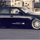 REACHNOW New 35 Series BMW X1X3X5M Body Stickers Decorative Scratch Door Stickers Personalized Waistline Latte Modification Stickers 50X6CM White Text Pair