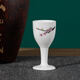 Baofuxiang Jingdezhen Ceramic Creative Wine Glass Chinese-style White Wine Glass Goblet Antique Small Wine Cup Household Spirit Cup One-shot Cup 4 Types 1 Wine Glass Each