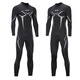 ZCCO new wetsuit one-piece men's 3mm warm and super elastic wear-resistant wet suit cold-proof wetsuit winter swimming suit SCR black 2XL