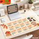 Qinluo 2025 Snake Year Calendar Mouse Pad Extra Large Office Computer Keyboard Pad Home Desk Pad Thickened Customized Desk Calendar 11154 Anything Past 1000x500x4mm
