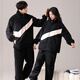 Delia -Paar Pyjama für Frauen im Herbst und Winterkorallen Velvet verdickte Strickjacke Lose Flanellpyjamas Hosen Herrenhausbekleidungsanzug C9905 m Frauen