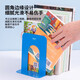 Deli Stationery Book Stand Book Blindrical Iron Bookshelf Clip -Relais Einbringbare einfache kreative Buchseparator Tabelle 9272 Blau (175 mm Höhe)/2 Stück Pack