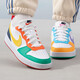 耐克（NIKE）【潮】女鞋板鞋Court Borough低帮轻便透气防滑耐磨运动休闲鞋子 FQ8373-902 (白紫) 38.5