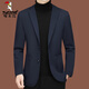 Woodpecker (TUCANO) casual suit men 2024 new men's business suit middle-aged single spring and autumn coat slim dad top men black ZJ9889 180/XL
