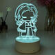 Jiuxu Meng Sky Light se encuentra con la noche circundante White White Wizard Wizard Gamboo Hat Card Standing Card Series de muñecas Figura 9923 [Cat] [Siete colores] Modelo de batería