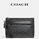 Coach autorisierte offiziell autorisierte neue Männer für modische Casual Clutch Weihnachtsgeschenk Valentinstagsgeschenk [Binded Warehouse Shipping] Black F29508CQBK