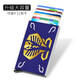 Qimo Kamen Rider Metal Card Pack Dragon Rider Dragon Teeth Automatic Pop-up Card Box Anti-Magnetic Card Clip Anti-Theft Brush Bank Card Case Red - Can hold 9-11 cards