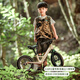 Phoenix Magnesium Aley Balance Bike Bike Balance de los niños Bike de 1 a 3 años sin Balance de Pedal Bike de 4 a 6 años Scooter Scooter Scooter de 14 pulgadas Púrpura 丨 Marco de aleación de magnesio + horquilla + bajo centro de gravedad