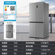 Haier 655-Liter großer Kapazität Cross-Double-Tür erster energiesparender frostfreier Kühlschrank BCD-655WGHTD9DG9U1 Erweiterte Garantie bis zur gesamten Maschine um zehn Jahre lang erweiterte Garantie