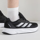 
Adidas running shoes men's shoes 2025 new summer lightweight cushioning breathable comfortable casual shoes fitness training sports shoes ID9849 black and white 41