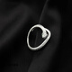 Mansheng 999 Pure Silver Exquisite Little Spirit Snake Index Finger Open Ring Women's Ring Personalized Fingertip Accessory Tail Ring Niche Design Spirit Snake Ring 999 Pure Silver
