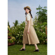 Zihan (ZIHAN) Zihan khaki vest shirt skirt suit women's summer forest pastoral style niche three-piece set khaki XS
