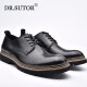 Diberg DR.SUTOR work shoes men's lace-up first-layer cowhide large-toe shoes genuine leather trendy leather shoes black 41