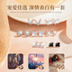 Givenchy Light Luxury One Week Серьги для девочек Серьги Серьги Серьги Ювелирные ювелирные изделия подарки на день рождения подарки для подруги жене, сияющие серьги звездной недели [Розовое золото]