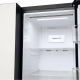 LGLG S652GTW16B Yubing-Serie Doppelter Kühlschrank Creme Weißglas Panel 655L großer Kapazität Kühlschrank